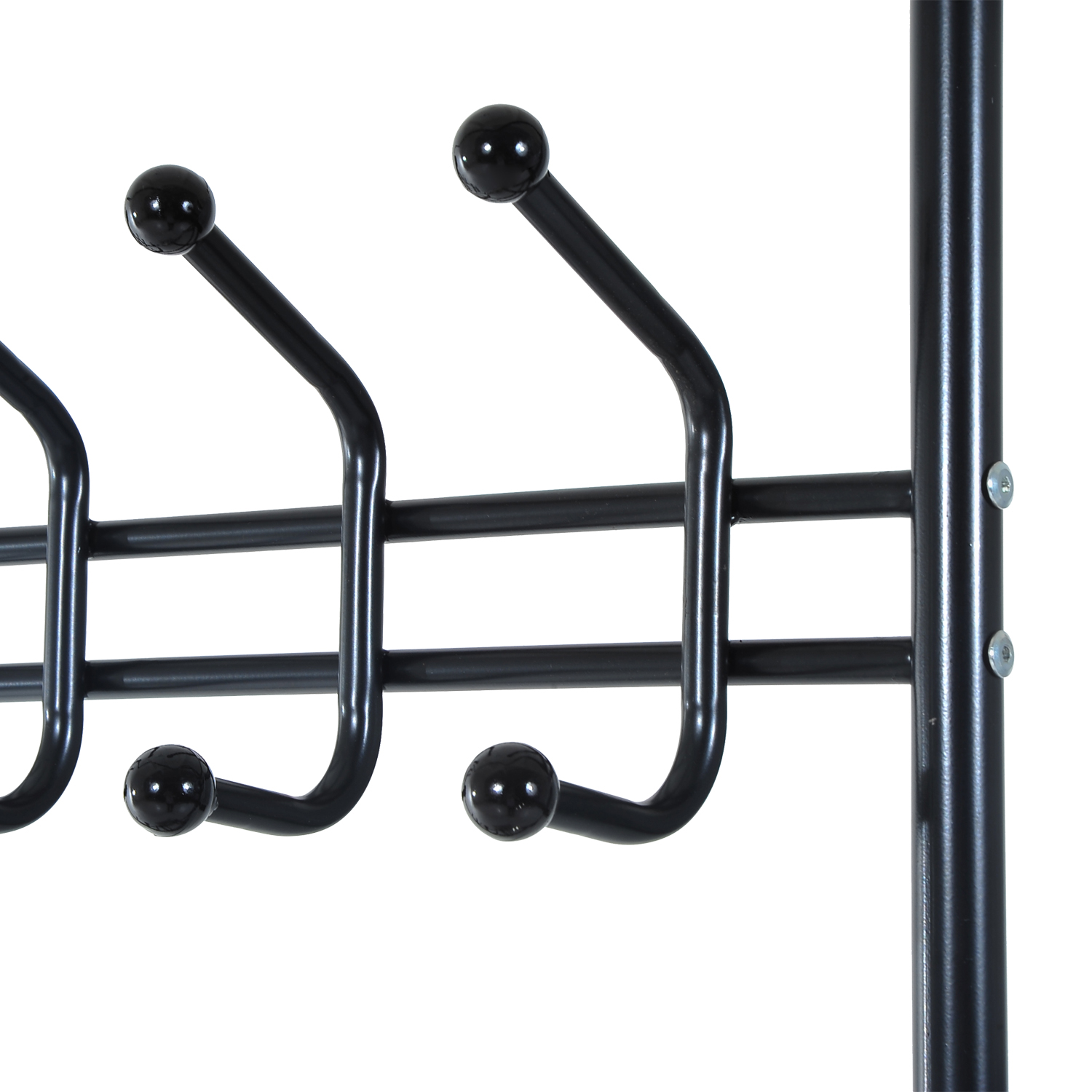 metal entryway coat rack